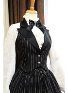 Surface Spell Gothic Striped Daily Corset Vest